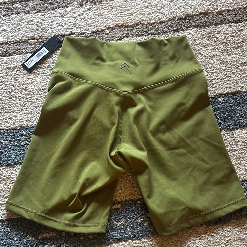 Oner Active Green Athletic Shorts with Wide Waistband